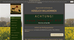 Desktop Screenshot of jaegerschaft-schoenebeck.de