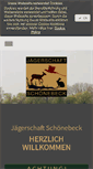 Mobile Screenshot of jaegerschaft-schoenebeck.de